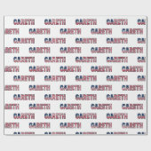 Gareth Vorname Name USA US Geschenkpapier Papier (Flach)