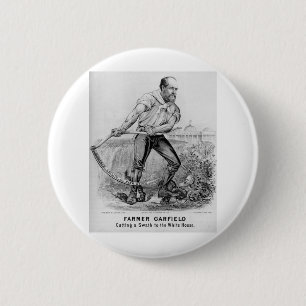 Garfield 1880 button