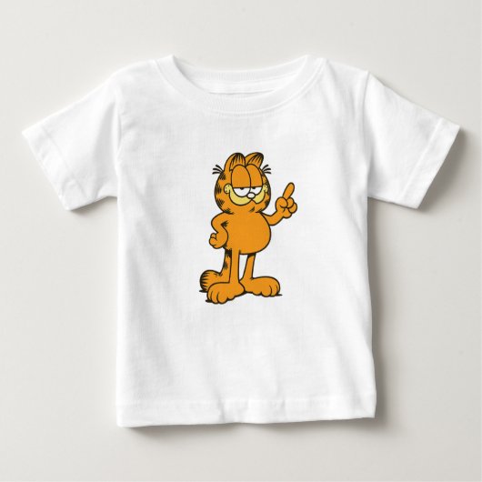 Garfield-Aufzeigen Baby T-shirt (Vorderseite)