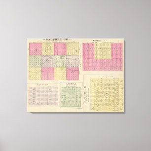 Garfield County, Creola, Ravanna, loyal, Kansas Leinwanddruck