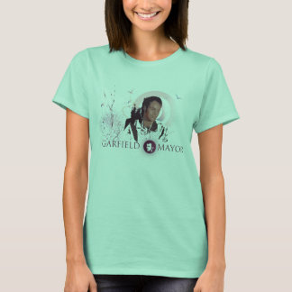 Garfield Mayor "Journey" Ladys Ringer T - Shirt