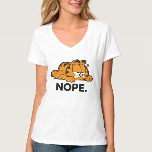 GARFIELD NOPE T-Shirt (Vorderseite)