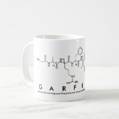 Garfield-Peptidnamen-Tasse Kaffeetasse (Vorderseite Links)