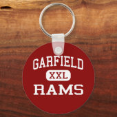 Garfield - Rams - High School - Akron Ohio Schlüsselanhänger (Vorderseite)