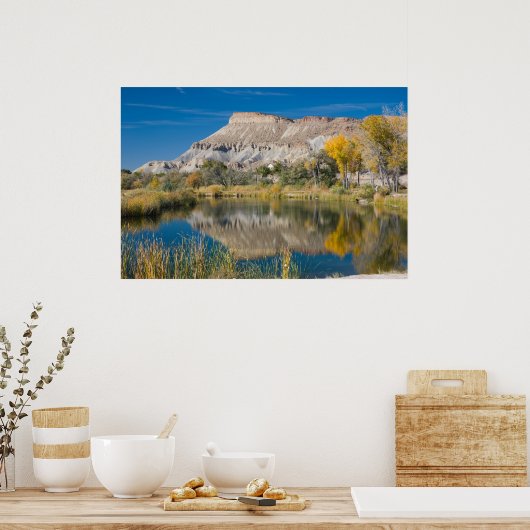 Garfield Seen von Riverbend Poster (Küche)