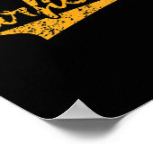 Garfield Sportlogo Poster (Ecke)