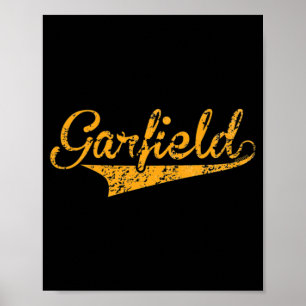 Garfield Sportlogo Poster