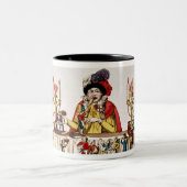 Gargantua an seinem kleinen Abendessen, c.1800 Zweifarbige Tasse (Mittel)