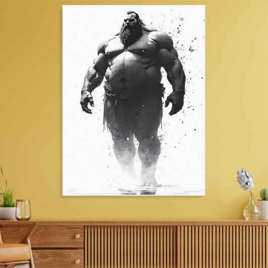 Gargantua Leinwanddruck (Insitu (Wohnzimmer))