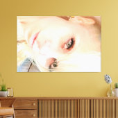 Gargantuan Gidget 60" x 40 "Canvas Print Leinwanddruck (Insitu (Wohnzimmer))