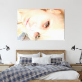 Gargantuan Gidget 60" x 40 "Canvas Print Leinwanddruck (Insitu (Schlafzimmer))