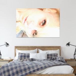 Gargantuan Gidget 60" x 40 "Canvas Print Leinwanddruck