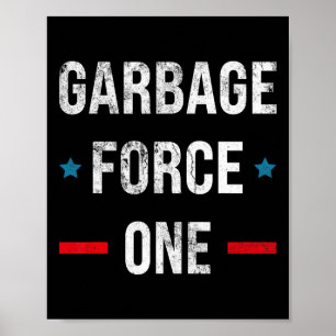 Garge Force One Trump Lustig  Poster