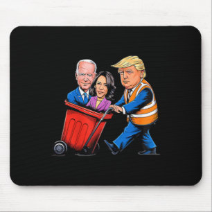 Garge für Trump 2024 Lustige Zeit, um Garge heraus Mousepad