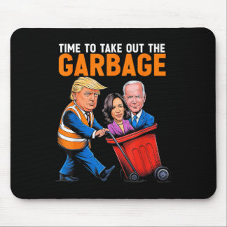 Garge für Trump 2024 Lustige Zeit, um Garge heraus Mousepad