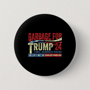 Garge für Trump 2024 Lustiger Trump-Anhänger Button