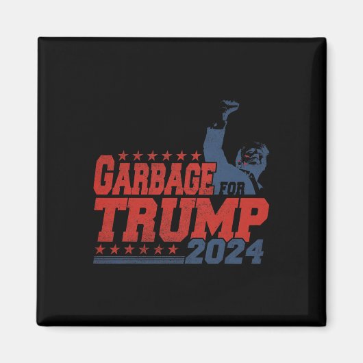 Garge für Trump 2024  Magnet (Vorne)