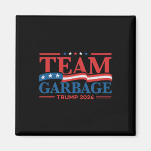 Garge für Trump 2024 USA-Flagge Vintage Magnet