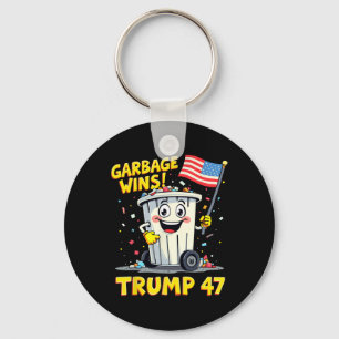 Garge gewinnt Trump 47 Team Garge für Trump 2024 W Schlüsselanhänger
