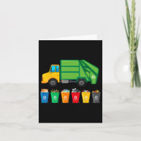 Garge Truck Reuse Recycelte Müllsammler Erde Da