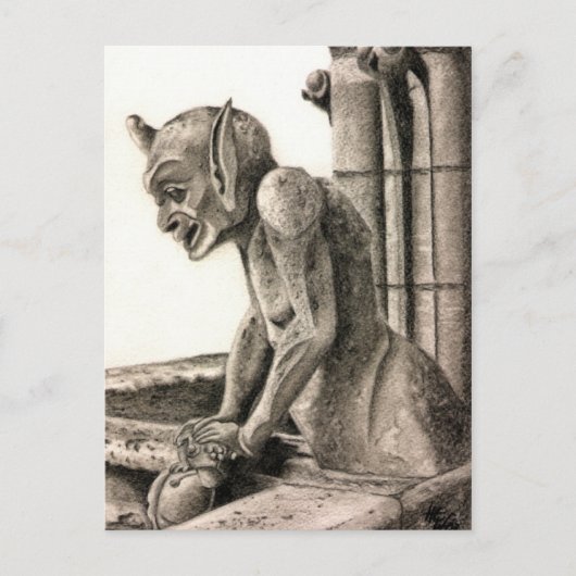 Gargoyle 2 postkarte (Vorderseite)