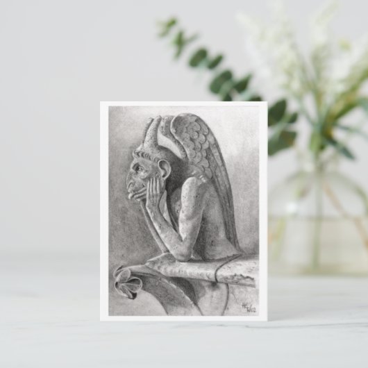 Gargoyle 3 postkarte (Stehend Vorderseite)