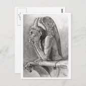 Gargoyle 3 postkarte (Vorne/Hinten)