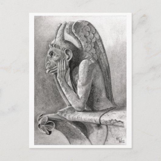 Gargoyle 3 postkarte (Vorderseite)