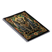 Gargoyle, Art Deco Mythisch Notizblock (Rechte Seite)