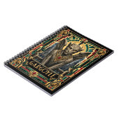 Gargoyle, Art Deco Mythisch Notizblock (Linke Seite)