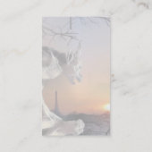 Gargoyle auf dem Dach Visitenkarte (Rückseite)