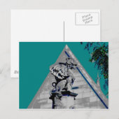 Gargoyle bei Cobb Gate Postkarte (Vorne/Hinten)