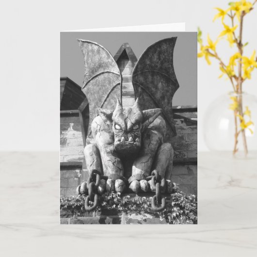 Gargoyle Card Karte (Gelbe Blume)