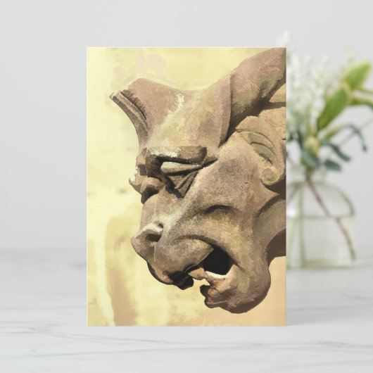 GARGOYLE-EINLADUNG (Stehend Vorderseite)