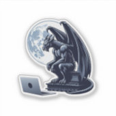 Gargoyle Full Moon Aufkleber (Vorderseite)