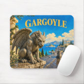 Gargoyle, Gothic Fantasy-Monster Mousepad (Mit Mouse)