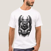 Gargoyle - Gothic Winged Demon T - Shirt (Vorderseite)