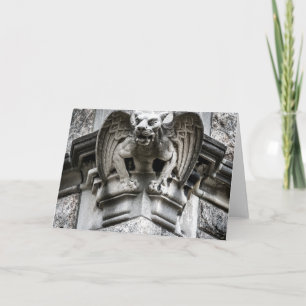 Gargoyle Greeting Card Karte