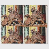 GARGOYLE GRIFFIN Wrapping Paper 2 Geschenkpapier (Flach)