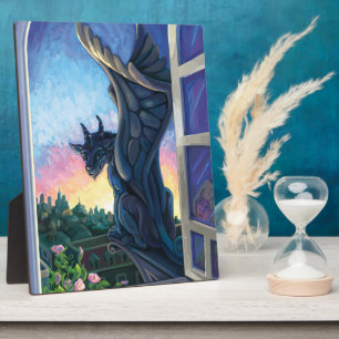 Gargoyle Guardian Fotoplatte