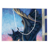 Gargoyle Guardian Große Geschenktüte (Rückseite)