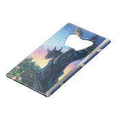 Gargoyle Guardian Kreditkartenflaschenöffner (Vorderseite Schrägansicht)