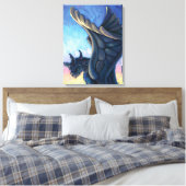 Gargoyle Guardian Leinwanddruck (Insitu (Schlafzimmer))