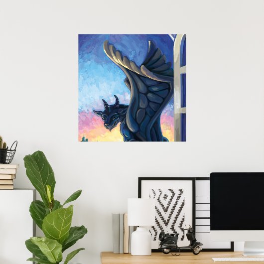 Gargoyle Guardian Poster (Heimbüro)