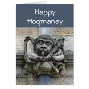 Gargoyle Hogmanay Karte