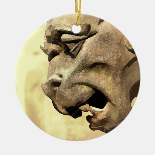 GARGOYLE KERAMIKORNAMENT (Vorne)