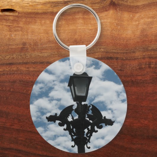 Gargoyle Lamppost Schlüsselanhänger (Vorderseite)