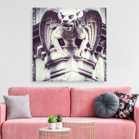 Gargoyle Leinwanddruck (Insitu (Wohnzimmer))