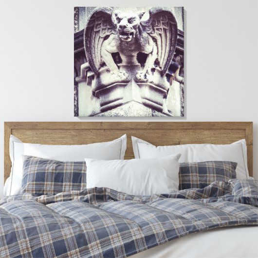 Gargoyle Leinwanddruck (Insitu (Schlafzimmer))