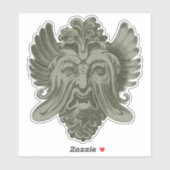 Gargoyle-Maske 5 Aufkleber (Blatt)